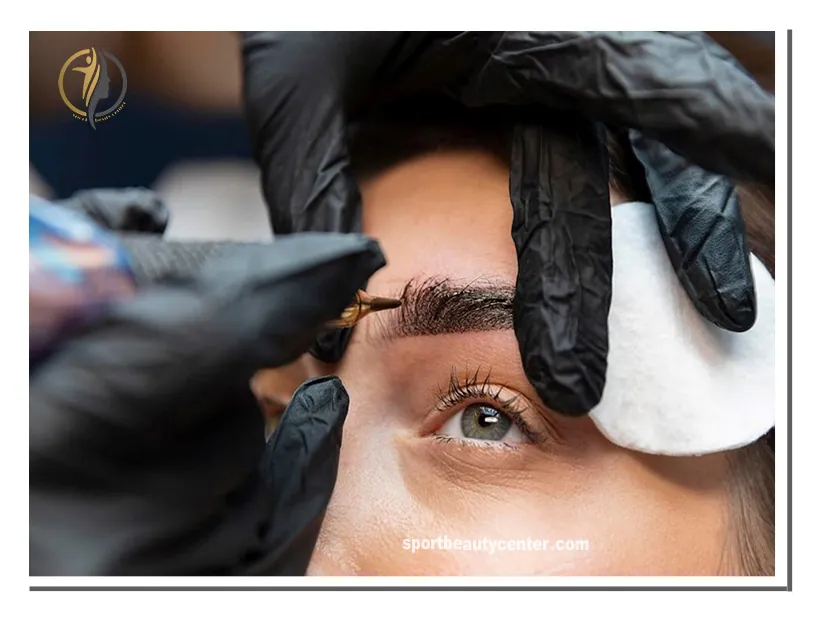 قرینه سازی ابرو برای میکروبلیدینگ